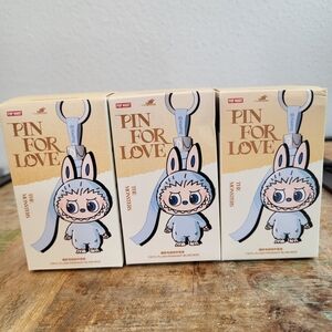 Pop Mart Pin for Love The Monsters Keychain